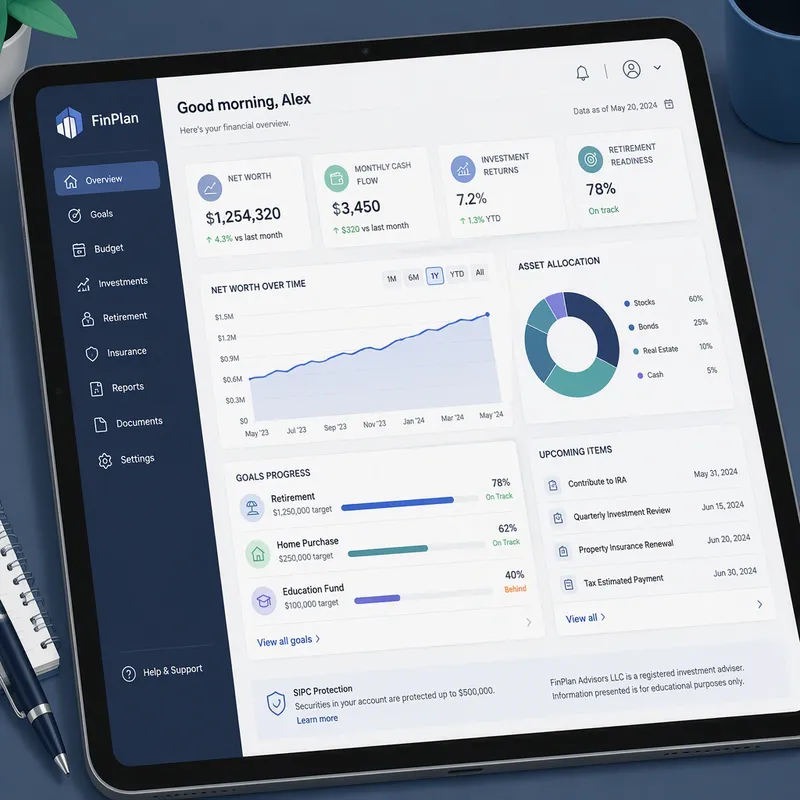 Digitaalinen tabletti näyttämässä taloudenhallinnan sovellusta